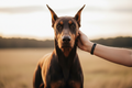 Doberman PAW LOVE BAND