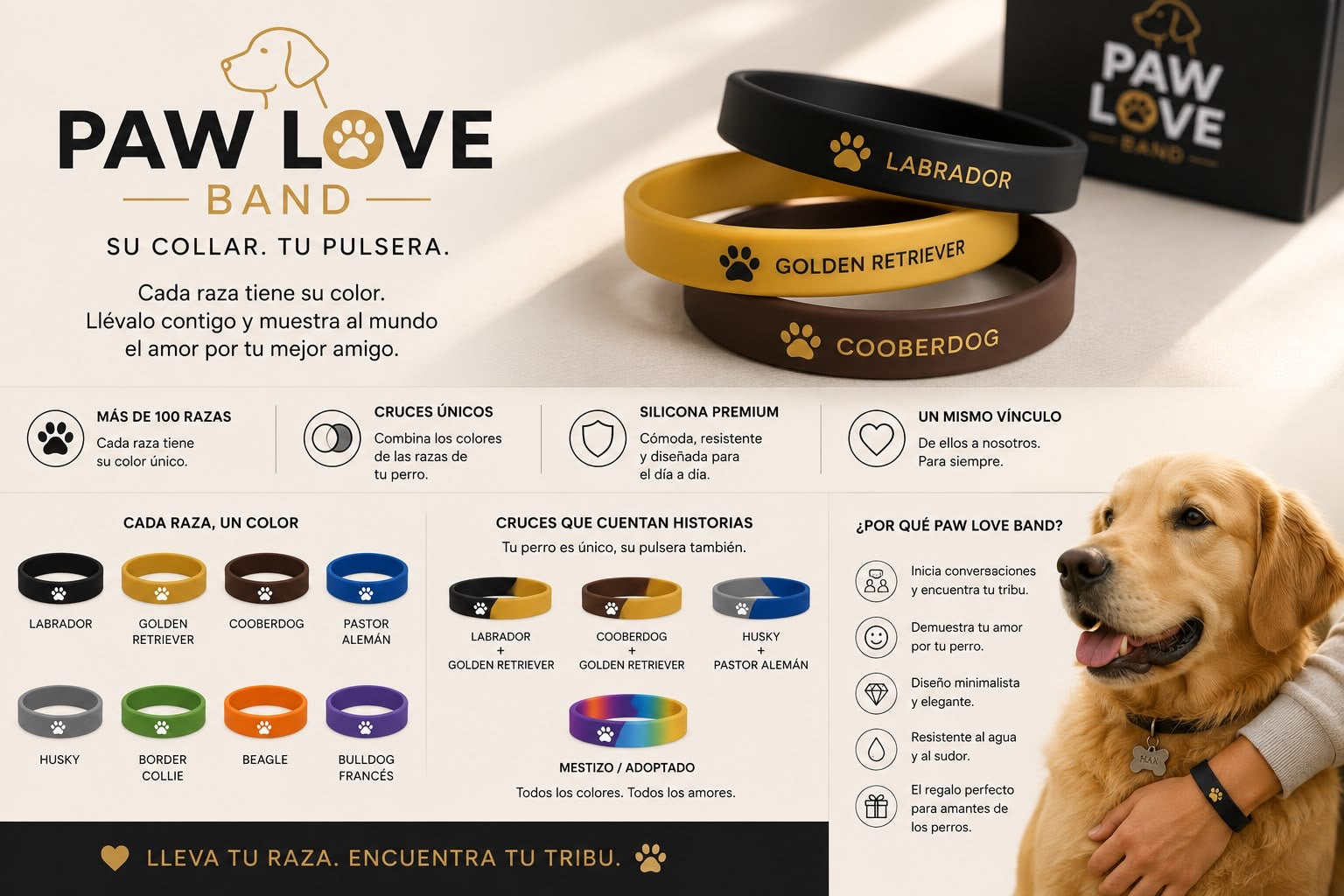 PAW LOVE BAND – Labrador Edition 🐾